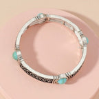 Bracciale Bohemien in Argento e Turchese