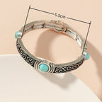 Bracciale Bohemien in Argento e Turchese