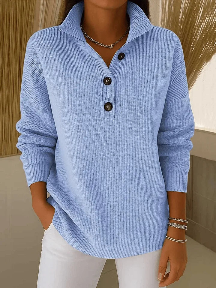 Firenze™ | Polo in jersey con collo a V