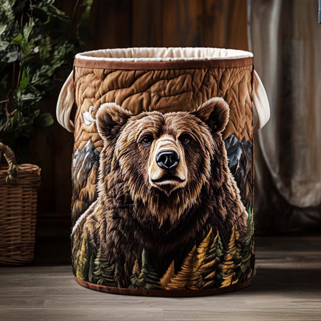 Renata | Cesto per la biancheria trapuntato a mano