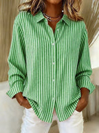 Jacqueline™ | Camicia a righe con bottoni