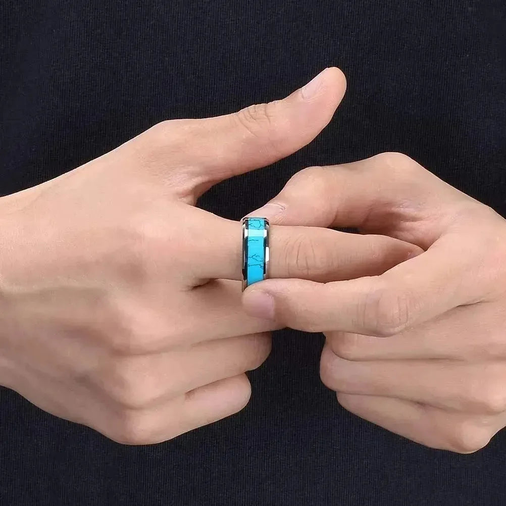 Anello Elegante Turchese