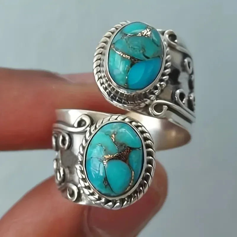 Anello in Argento Turchese Prestige