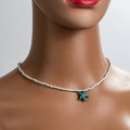 Collana con Stella Marina Turchese Elegante