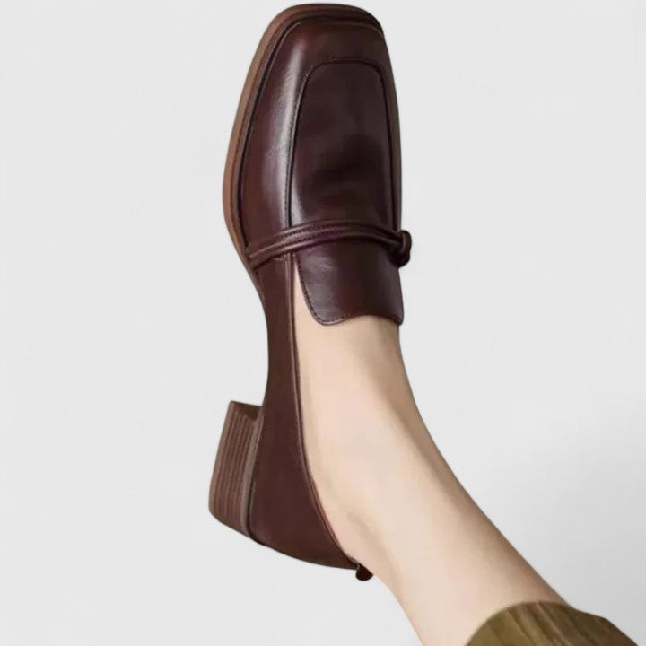Tiziana | Mocassino Retro Punta Quadrata