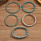 Set di Braccialetti Premium in Turchese