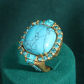 Anello Turchese Ipnotico