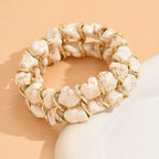 Bracciale Elegante in Turchese e Oro