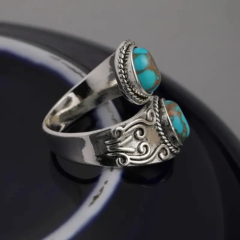 Anello in Argento Turchese Prestige