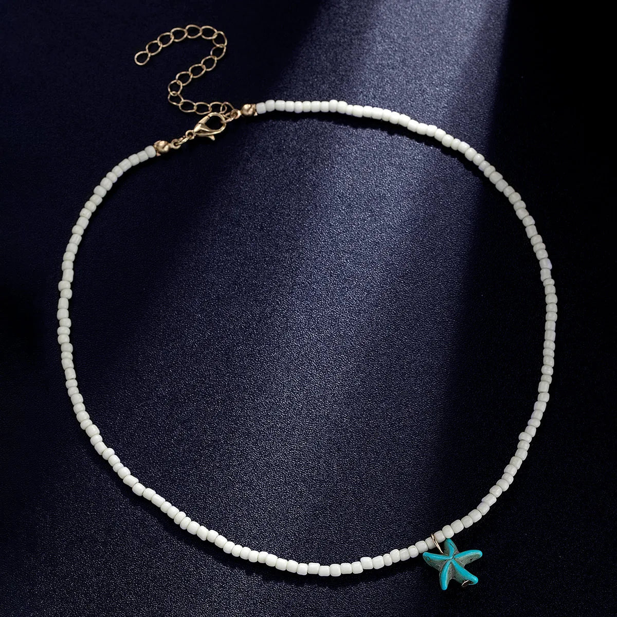 Collana con Stella Marina Turchese Elegante