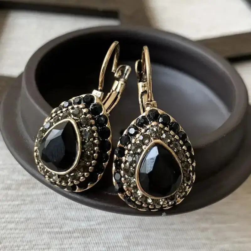 Orecchini di Vetro Vintage Eleganti