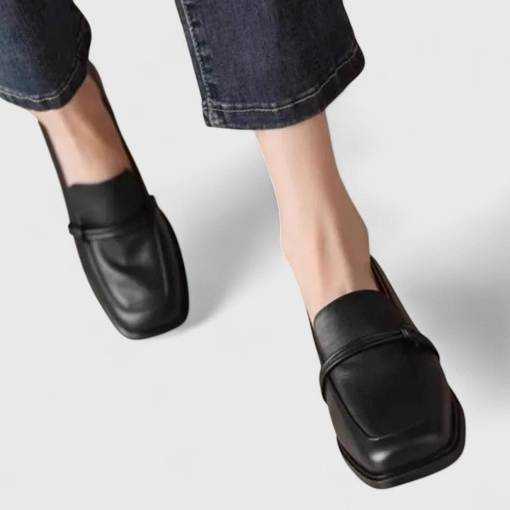 Tiziana | Mocassino Retro Punta Quadrata