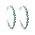 Orecchini Circolari Turchesi Chic