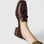 Tiziana | Mocassino Retro Punta Quadrata