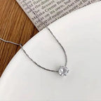 Collana con Pendente Solitario Delicata