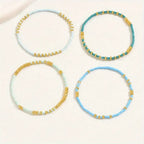 Set di Braccialetti Sottile Turchese