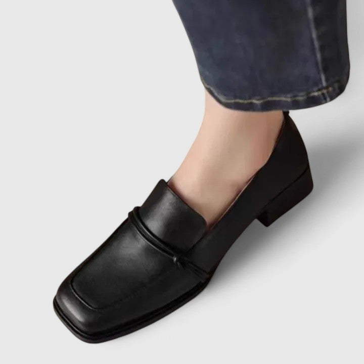 Tiziana | Mocassino Retro Punta Quadrata