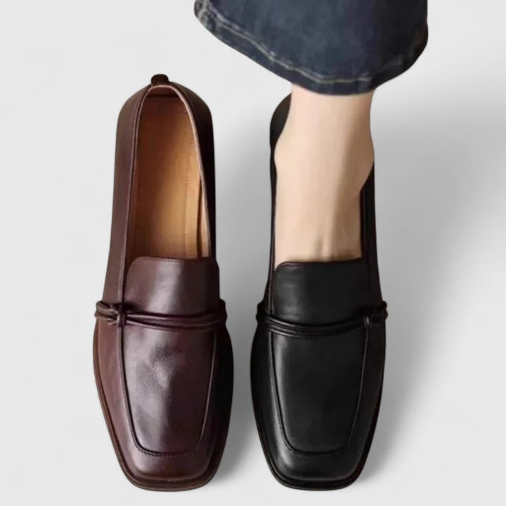 Tiziana | Mocassino Retro Punta Quadrata