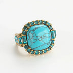 Anello Turchese Ipnotico