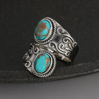 Anello in Argento Turchese Prestige