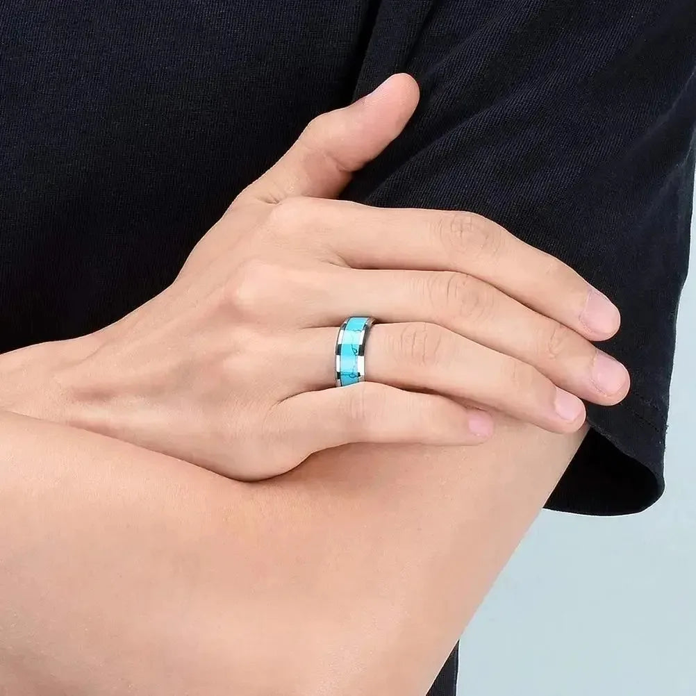Anello Elegante Turchese