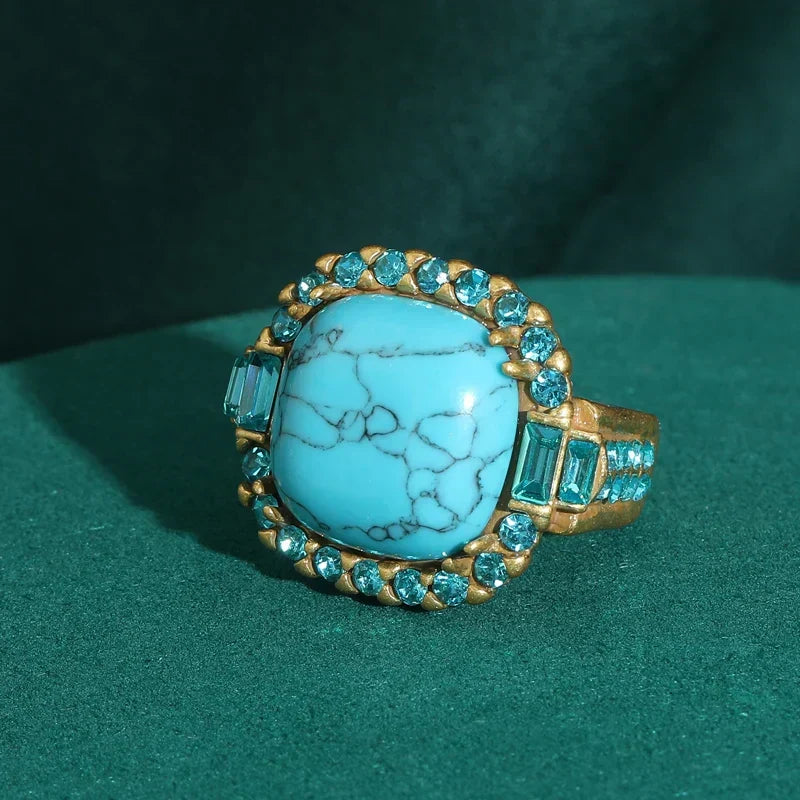 Anello Turchese Ipnotico