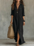 Sheila | Vestito maxi con silhouette versatile per il giorno