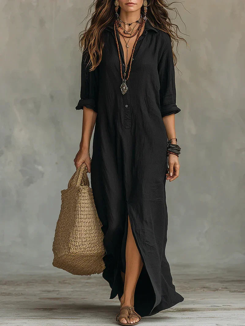 Sheila | Vestito maxi con silhouette versatile per il giorno
