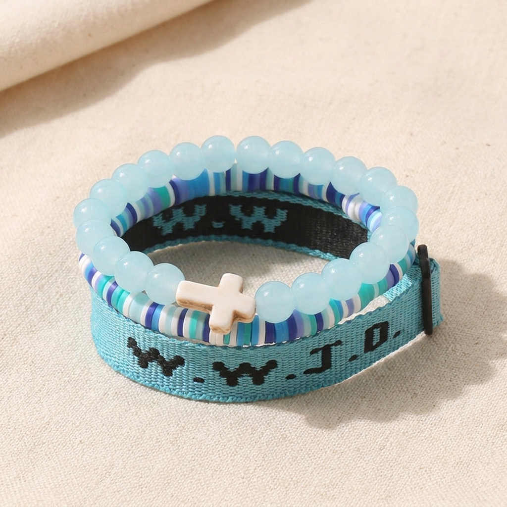 Collezione di 3 Bracciali Accatastati
