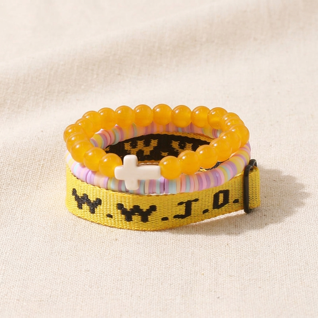 Collezione di 3 Bracciali Accatastati