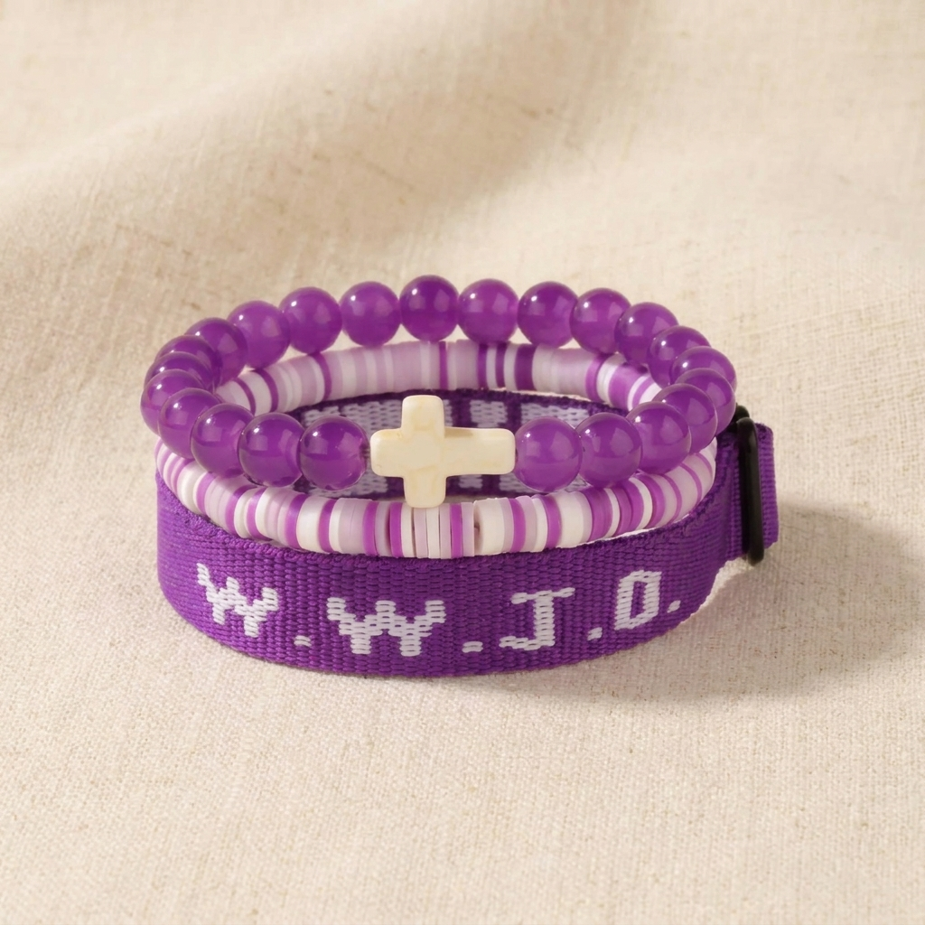 Collezione di 3 Bracciali Accatastati