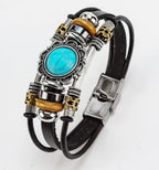 Bracciale Vintage con Fibbia Turchese
