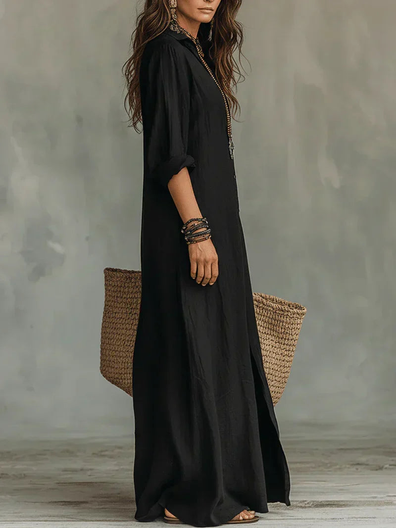 Francesca | Vestito maxi con silhouette versatile per il giorno