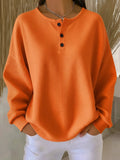 Mirabel™ | Comoda felpa Henley in tessuto waffle