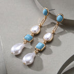 Orecchini in Perla Turchese