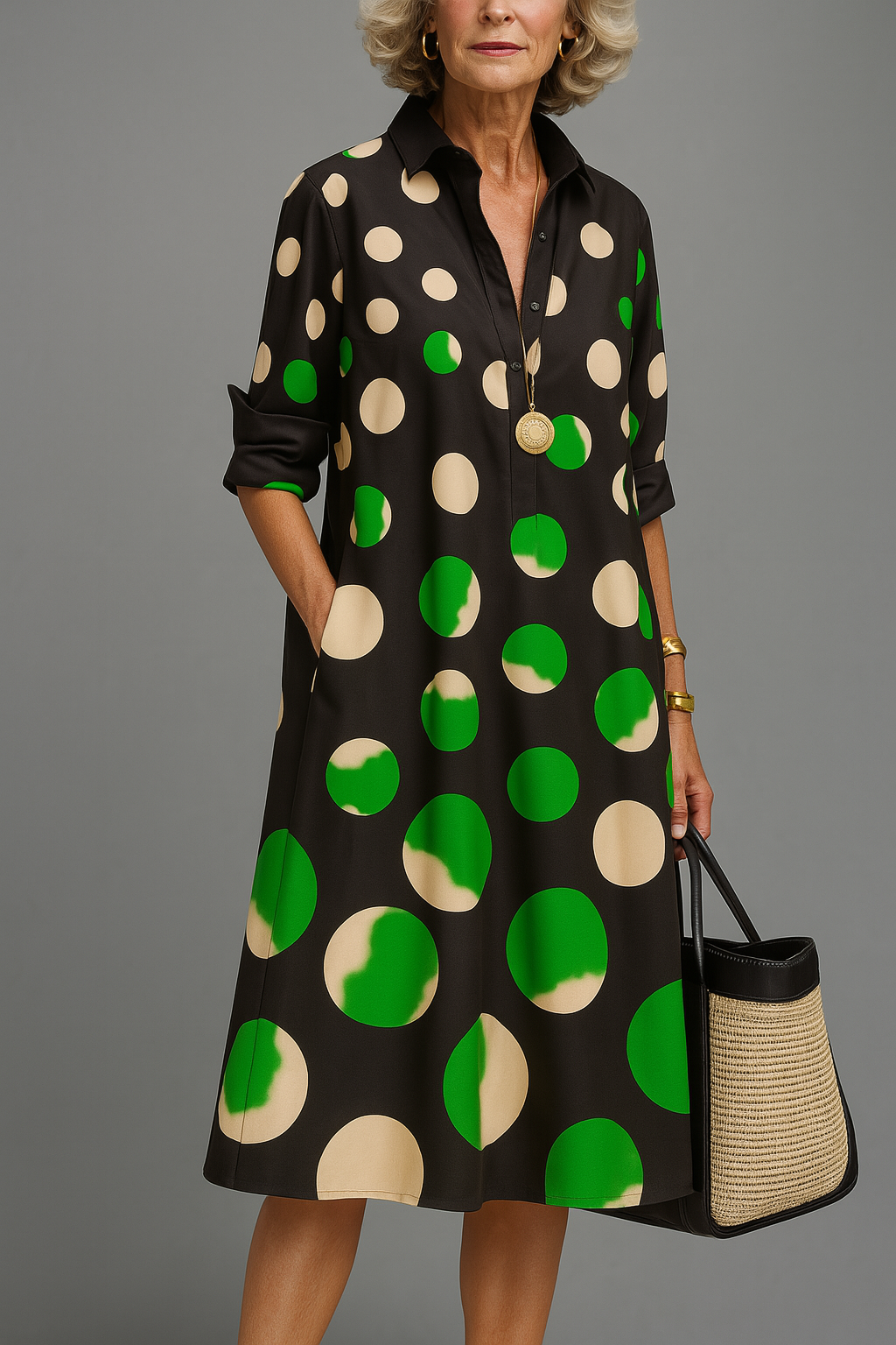 Loretta | Vestito midi sofisticato