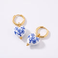 Orecchini Cuore in Ceramica