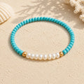 Bracciale Perla Sottile Turchese