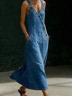 Vera | Vestito in denim con bottoni