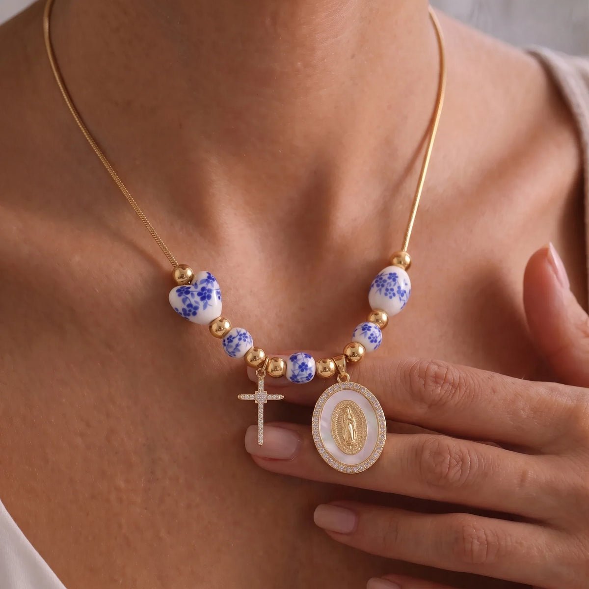 Collana in Ceramica e Fede