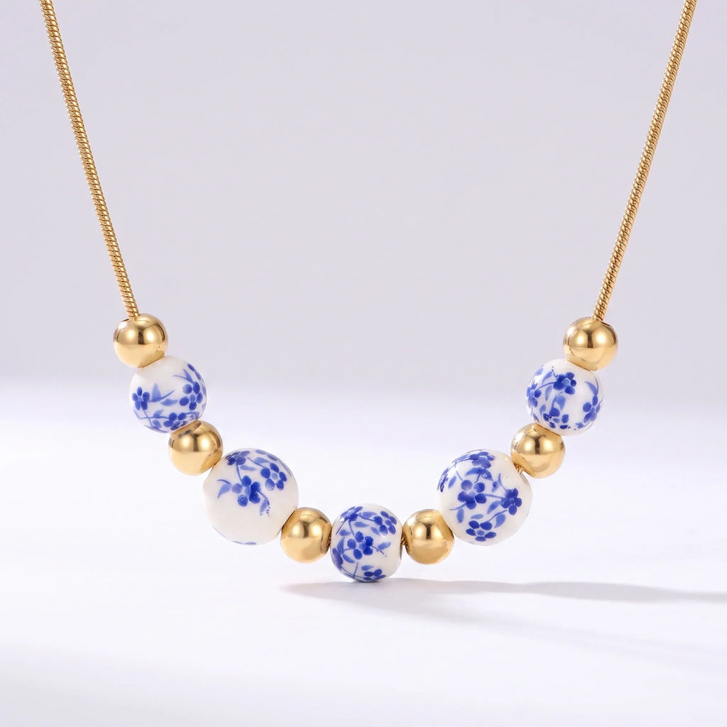 Collana di Perle in Ceramica Spagnola