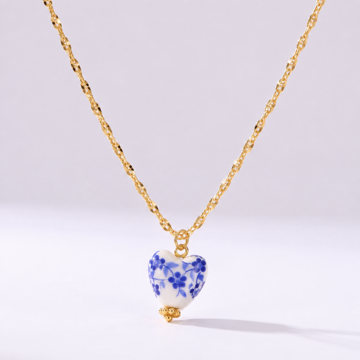 Collana Cuore di Ceramica