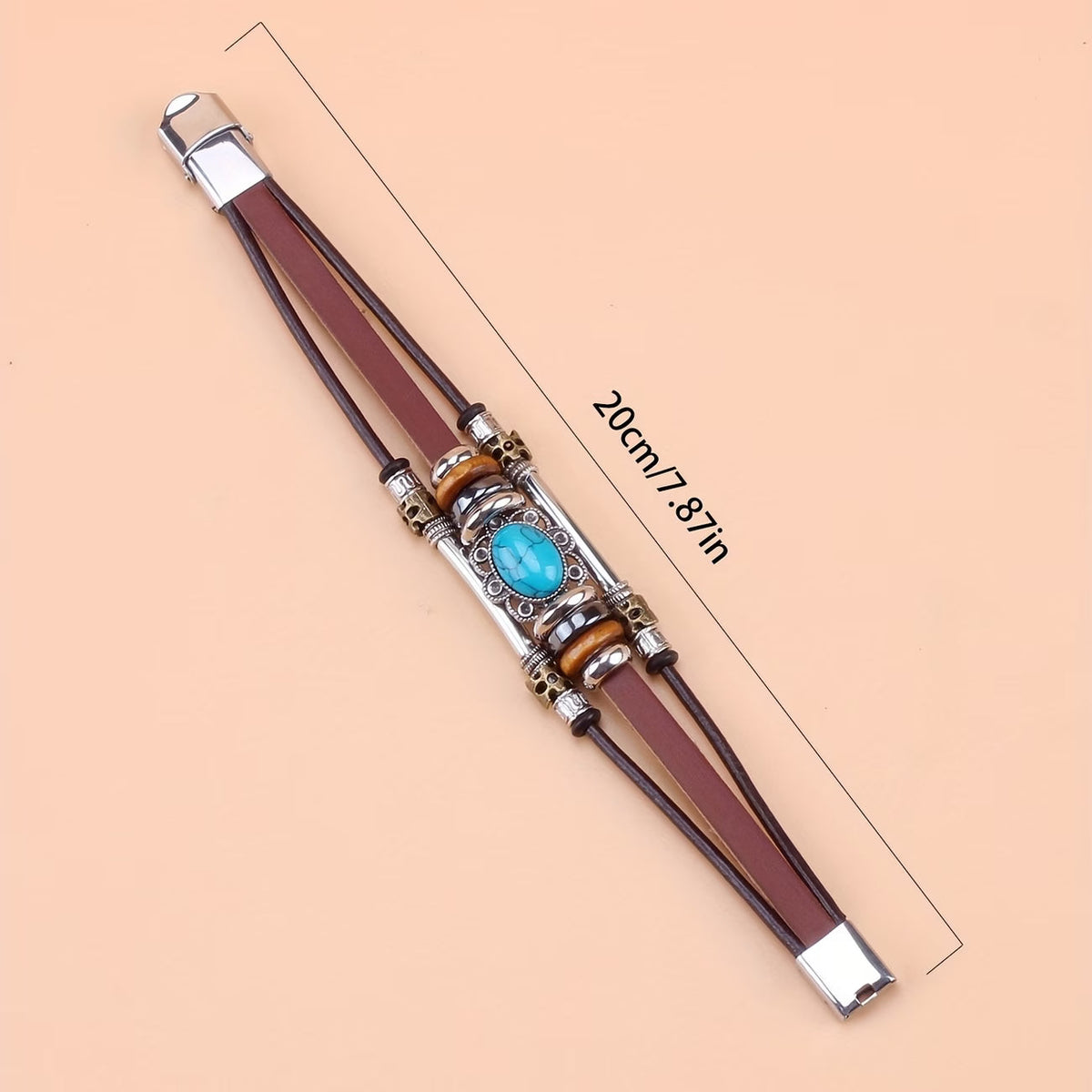 Bracciale Vintage con Fibbia Turchese