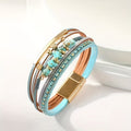 Bracciale Vintage Oro Turchese