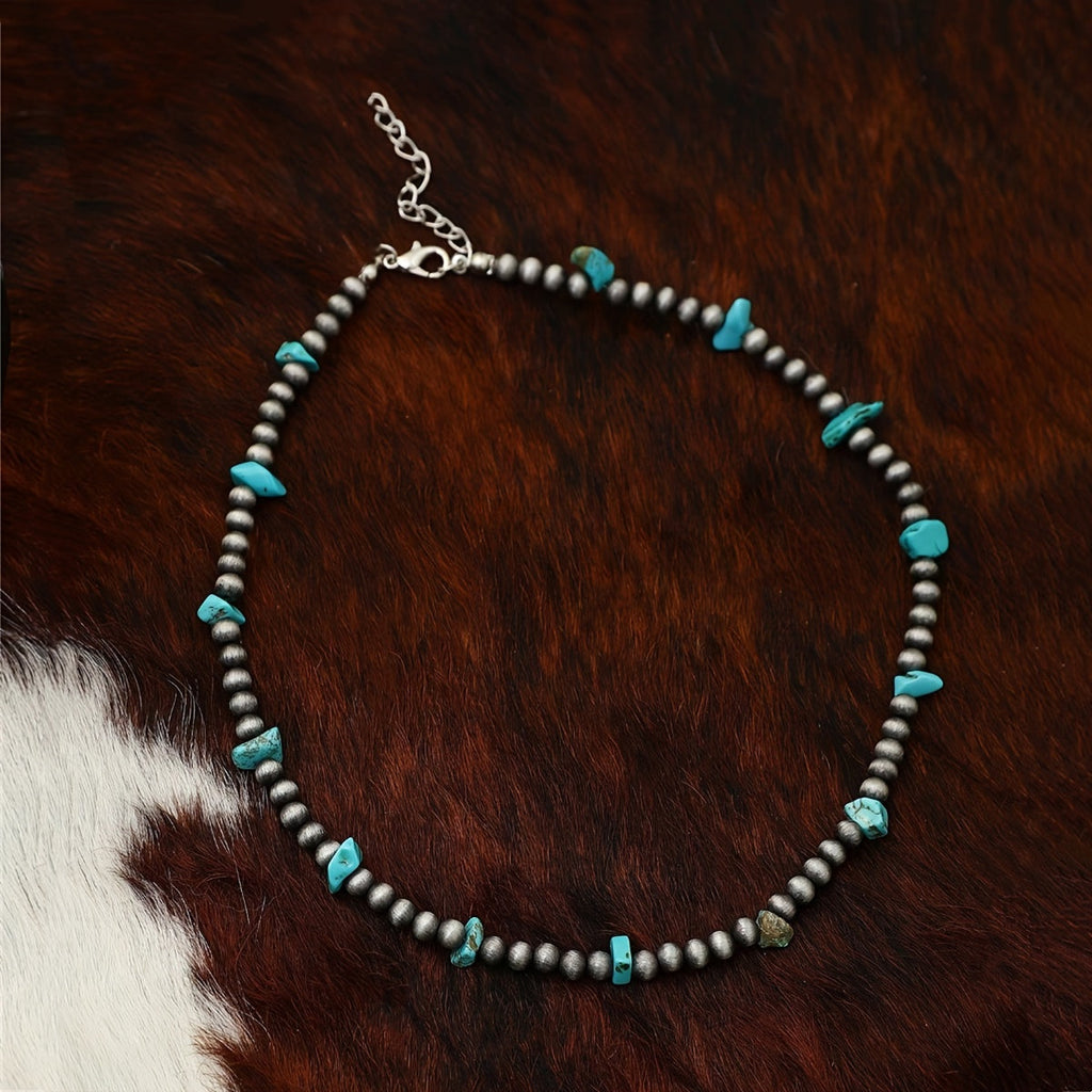 Collana di Perline Turchesi Classica