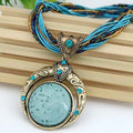 Collana in Pietra Turchese Bohemien