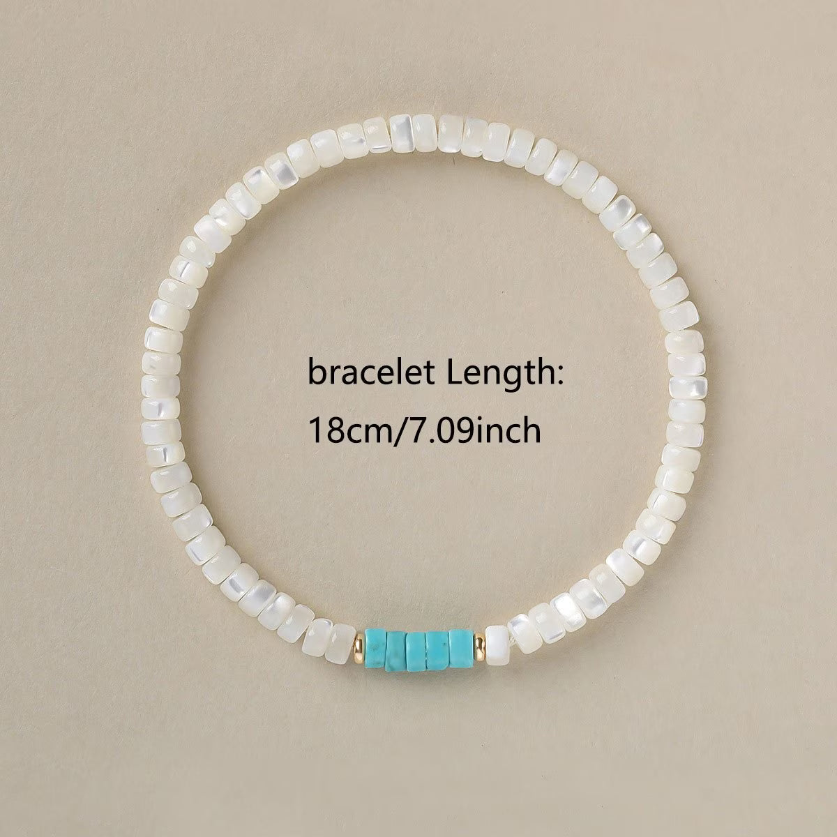 Bracciale Elegante in Perle Turchesi