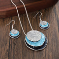 Set di Collane Retro Boho Turchesi