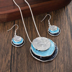 Set di Collane Retro Boho Turchesi