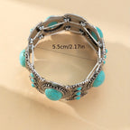 Bracciale in Argento Turquoise Bohemien Premium